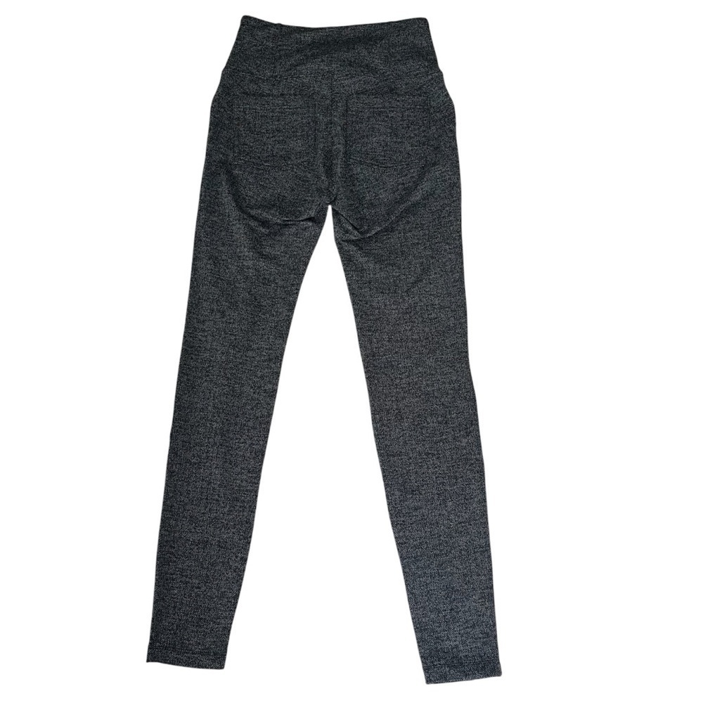 Athleta Herringbone Metro High Waisted Legging Black & Grey Size XS - Picture 5 of 10